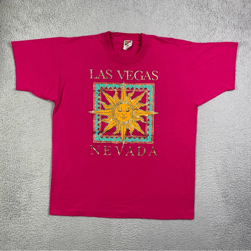 Vintage 90s Las Vegas Nevada T-shirt - Picture 2 of 4